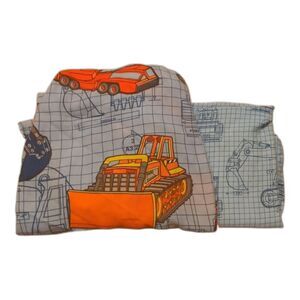 Tonka Truck Twin Flat And Fitted Bed Sheets Construction Vehicles Vintage Blue